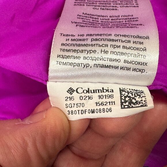 Columbia Bugaboo Interchange Jacket Girls Youth Large L Floral Ski Winter Coat - Picture 12 of 13